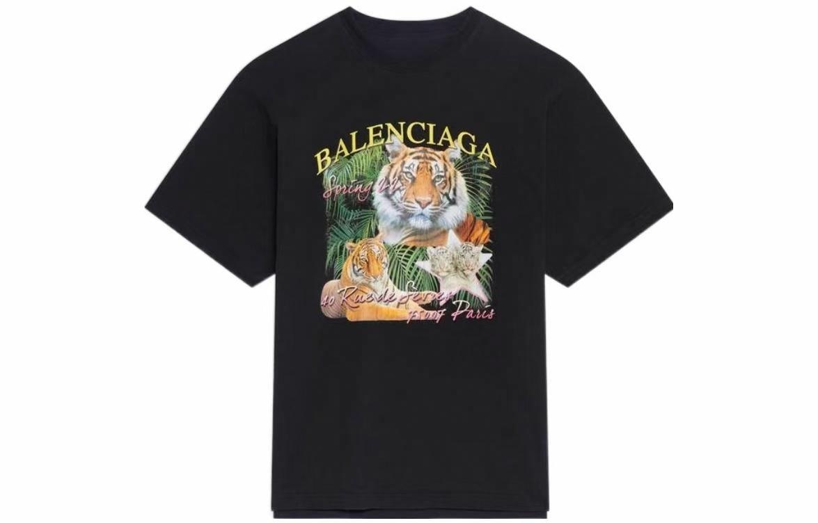 Balenciaga SS22 Tiger Print T-Shirt