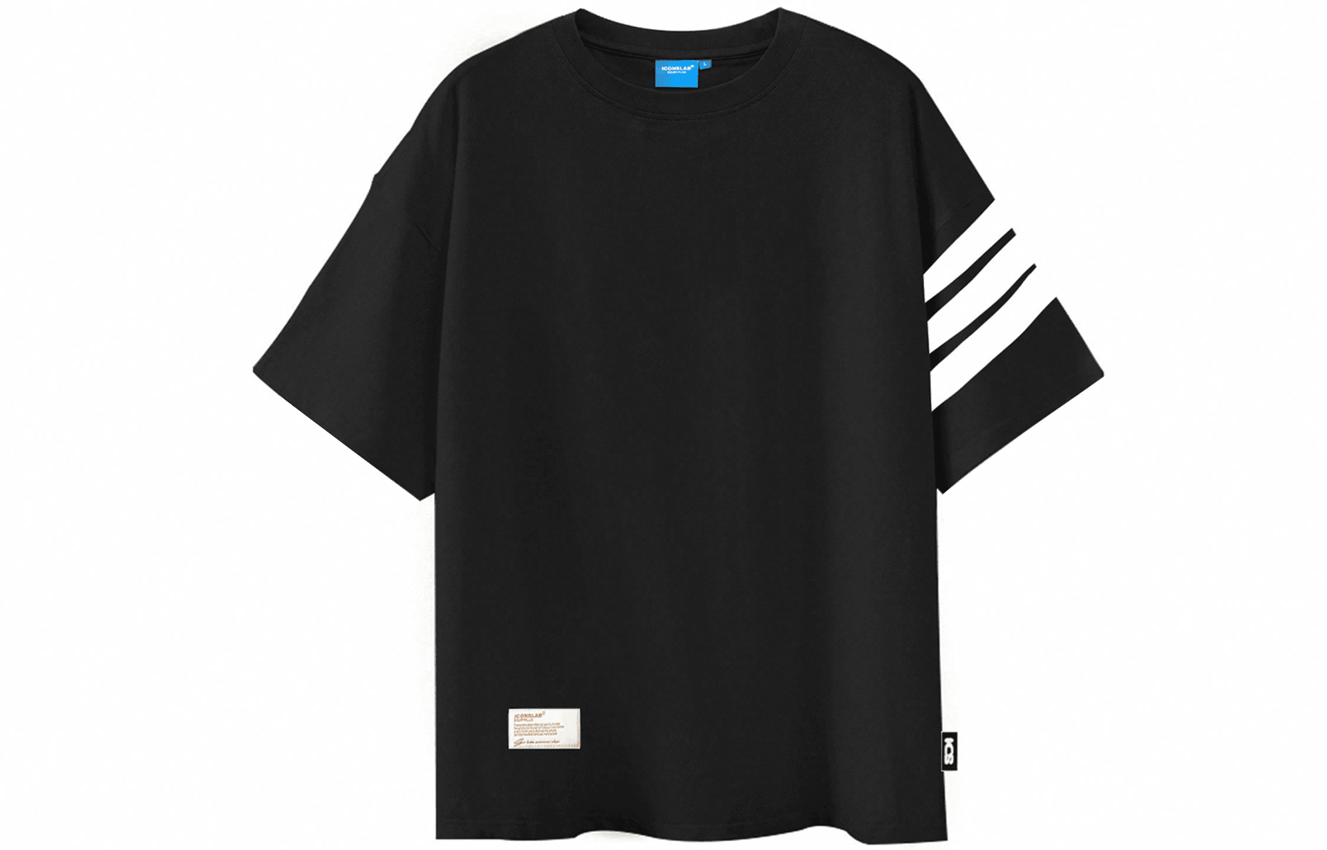 ICONS Lab x SSUR PLUS SS23 Striped Split Heavyweight T-Shirt