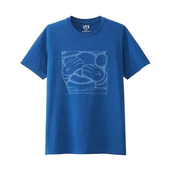 UNIQLO/优衣库 UNIQLO x KAWS Blue T-Shirt