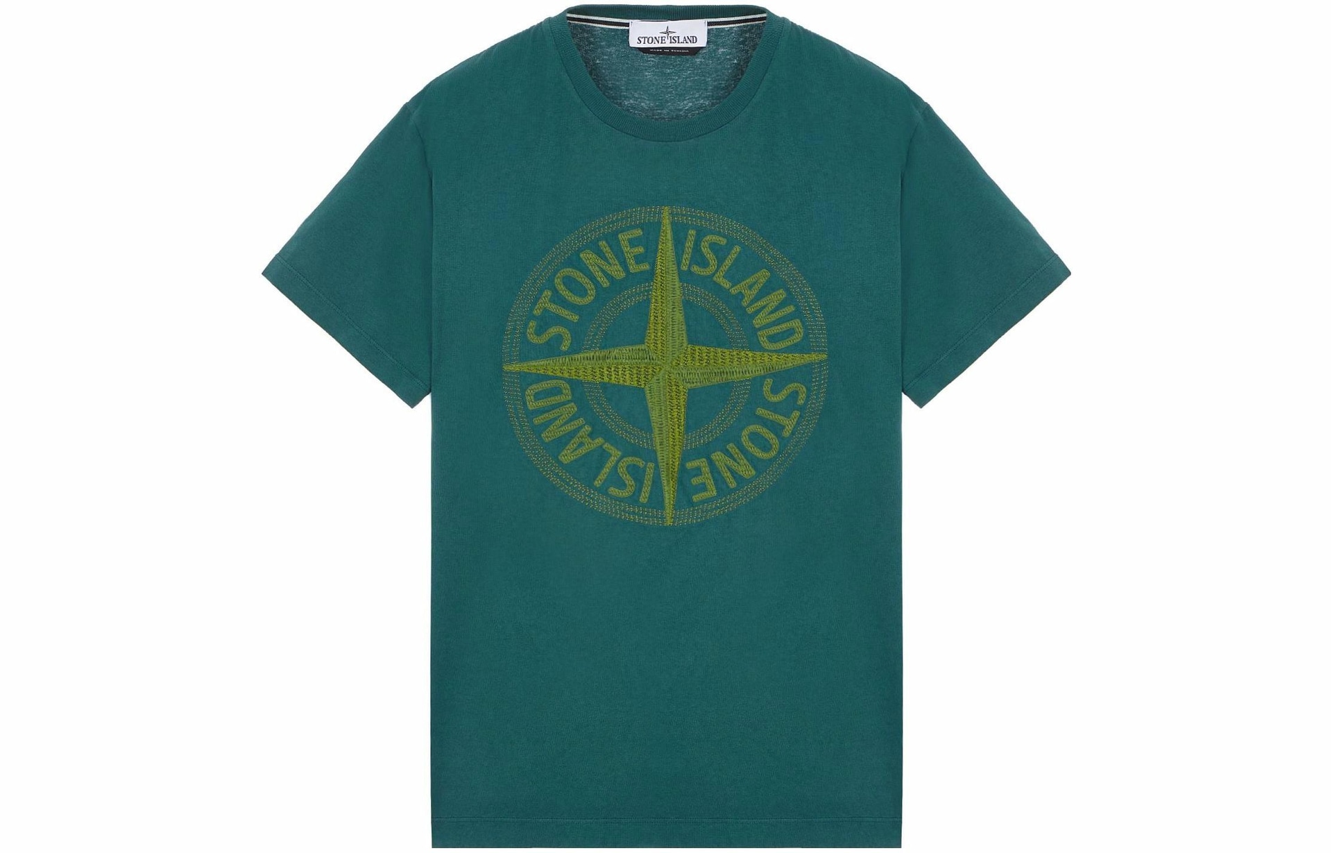 Stone Island SS23 Logo Print T-Shirt Green