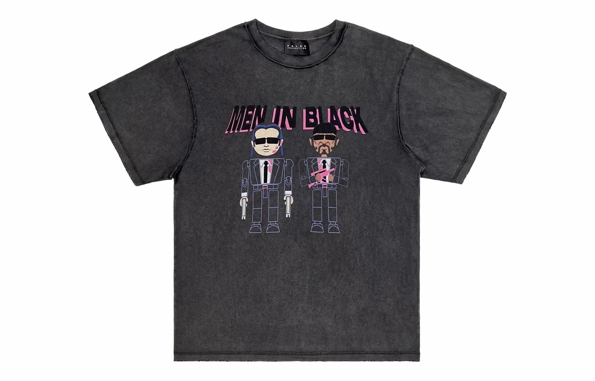 False Perception Lego Minifigure Black Tee
