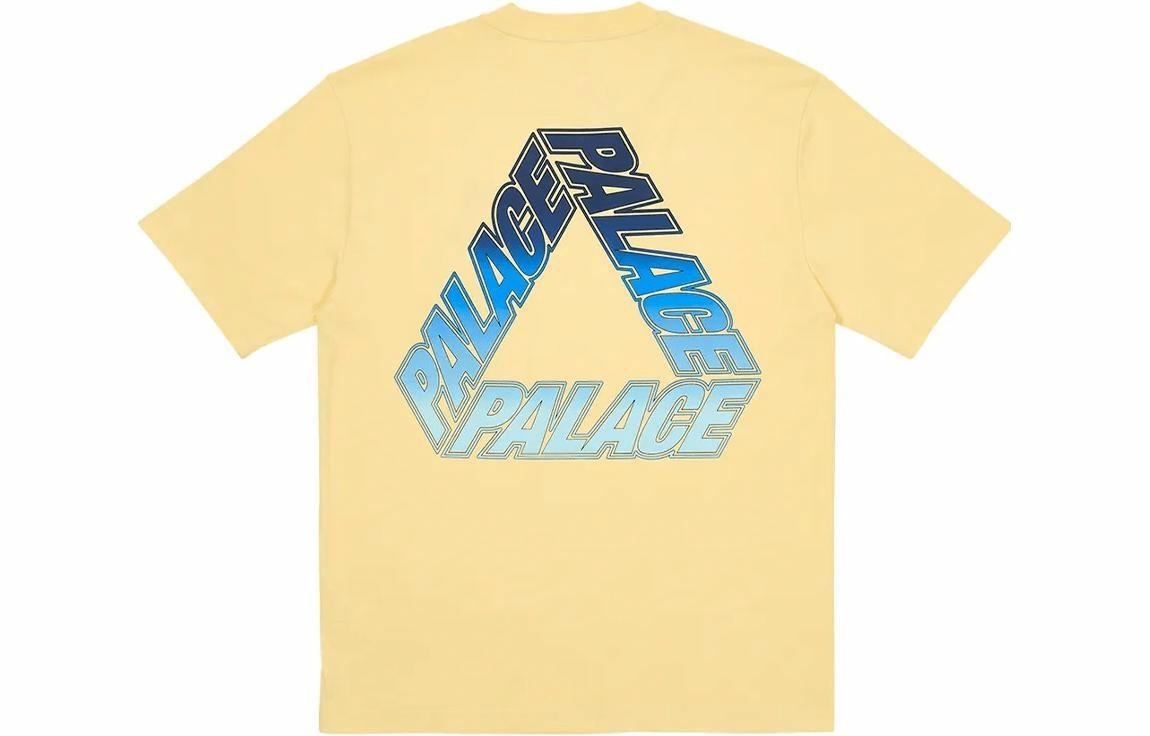 PALACE Rainbow Gradient T-Shirt Yellow