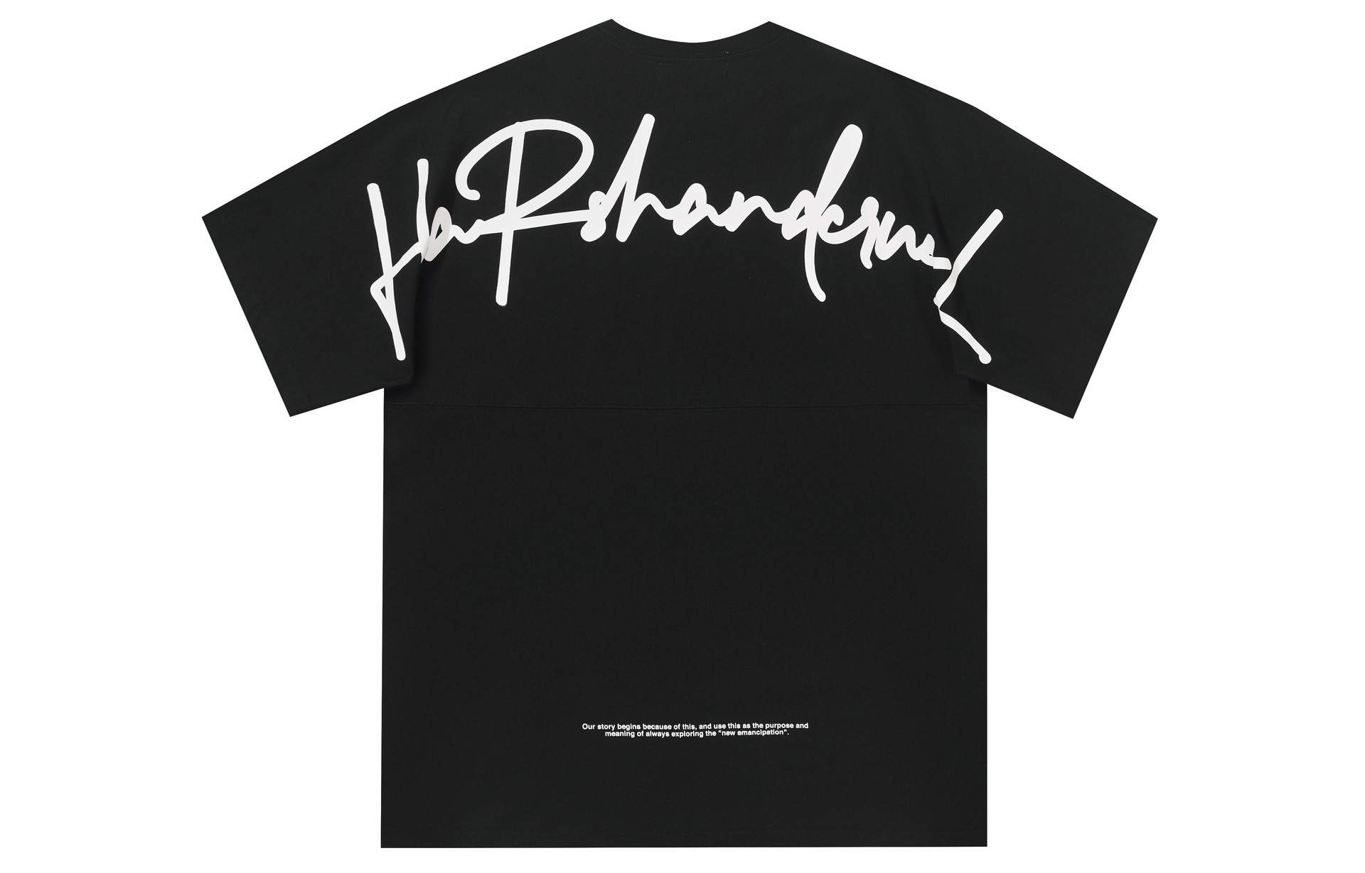 HARSH AND CRUEL Logo Handwritten Loose T-Shirt