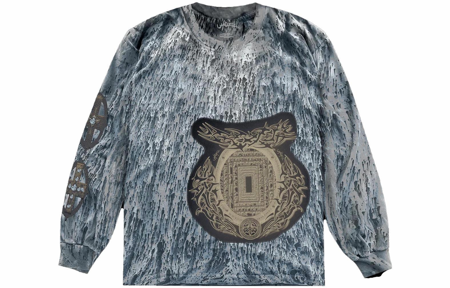 Travis Scott UTOPIA Long Sleeve Tee Blue