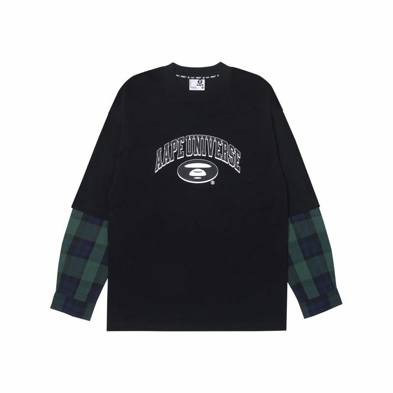 Aape FW23 Crewneck Long Sleeve Tee