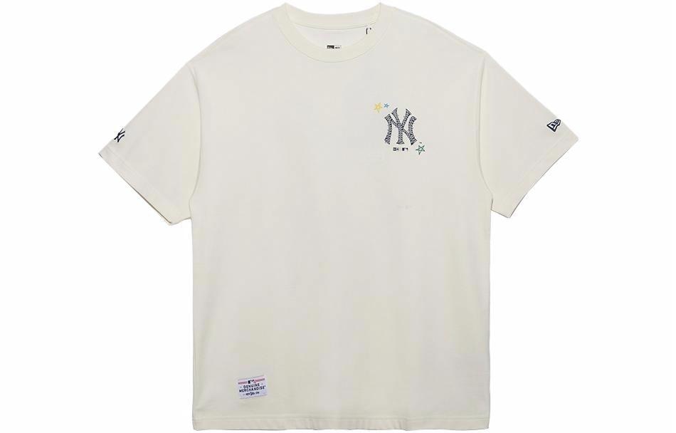 New Era Ivory White Graphic Tee