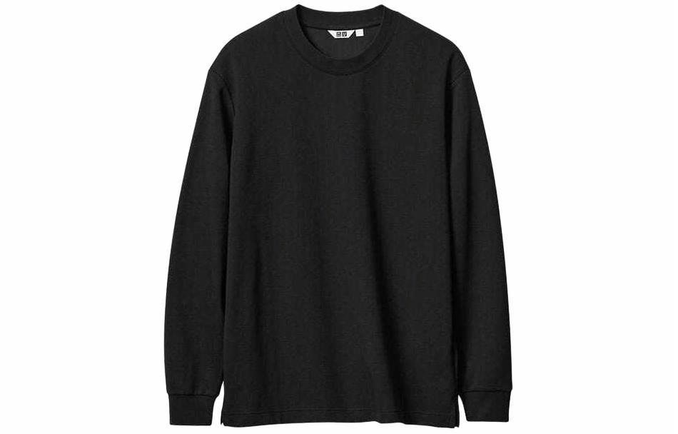 UNIQLO/优衣库 UNIQLO U Series Black Long Sleeve Tee