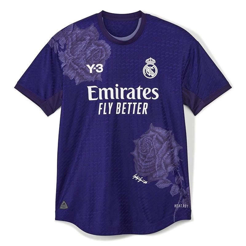 Y-3 adidas x Real Madrid Logo T-Shirt Purple