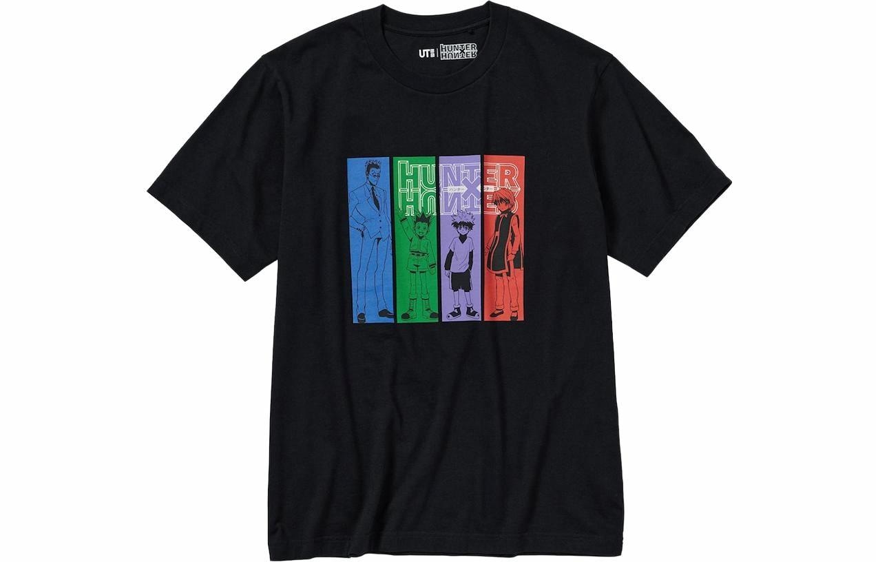 UNIQLO/优衣库 UNIQLO x Hunter Cartoon Crewneck T-Shirt Black