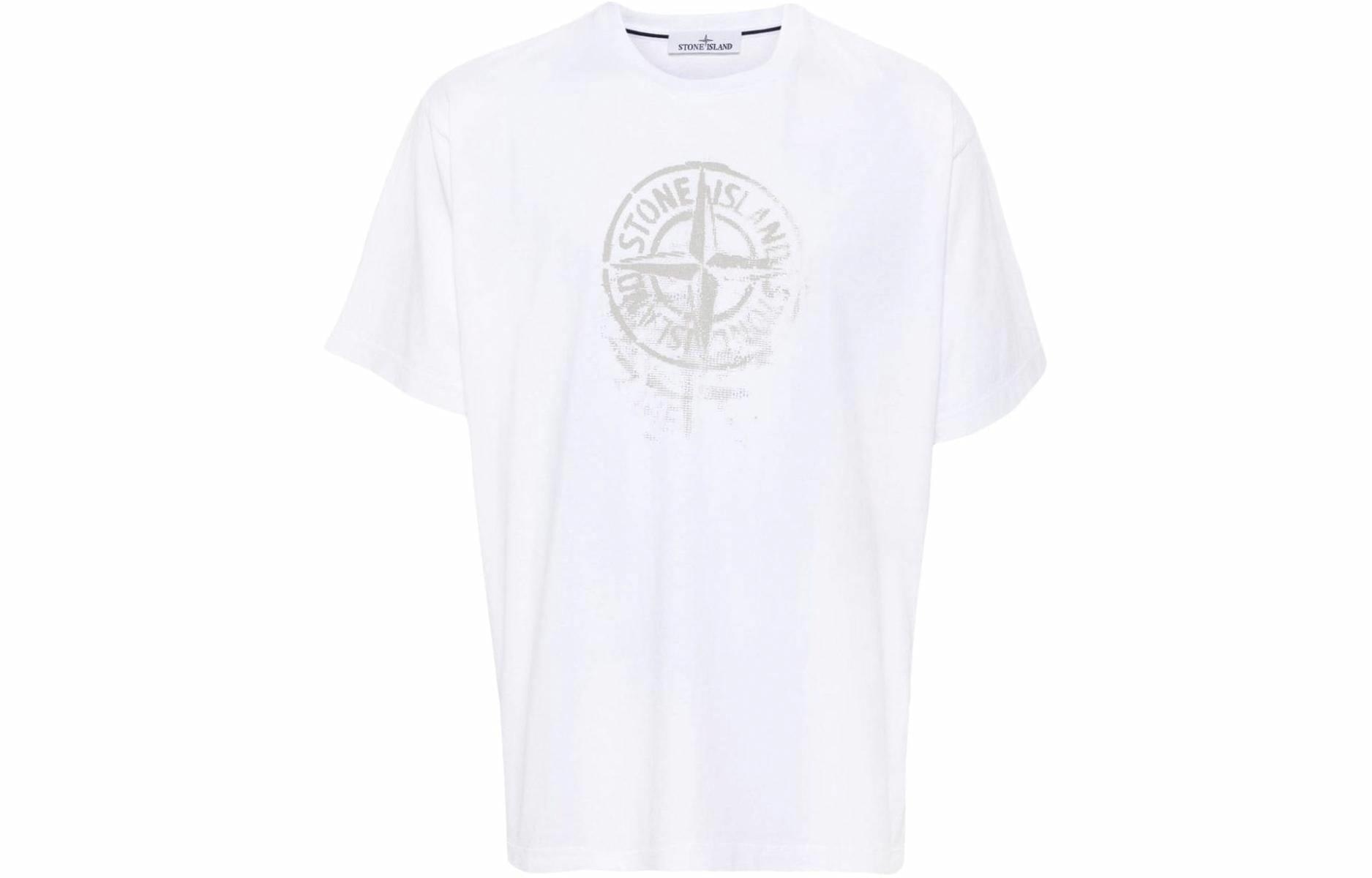 Stone Island Compass Logo T-Shirt SS24 White