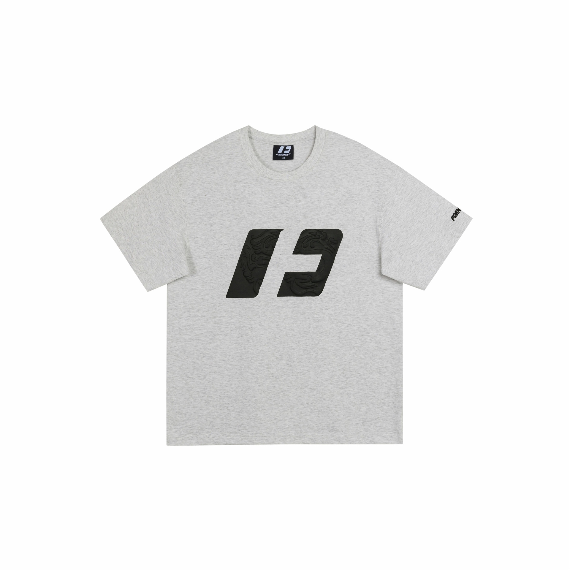 FORNINES Dragon Embroidered T-Shirt