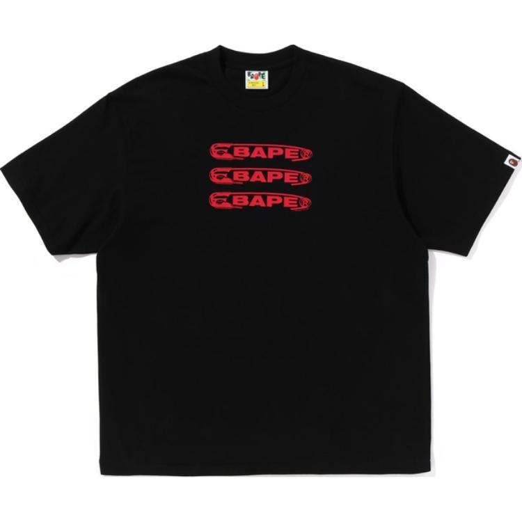 A BATHING APE SS25 Crew Neck Printed T-Shirt