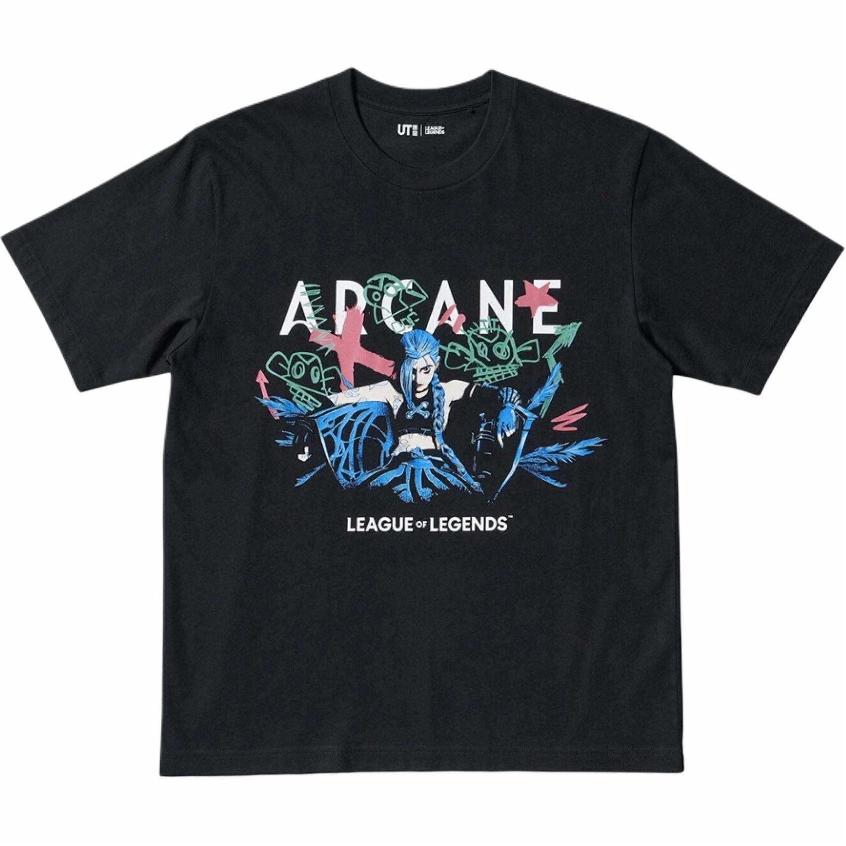 UNIQLO/优衣库 UNIQLO x League of Legends FW24 Black Tee