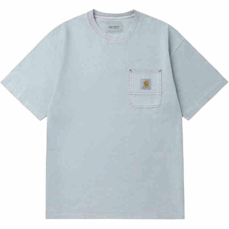 Carhartt WIP Classic Logo Pocket Tee Gray
