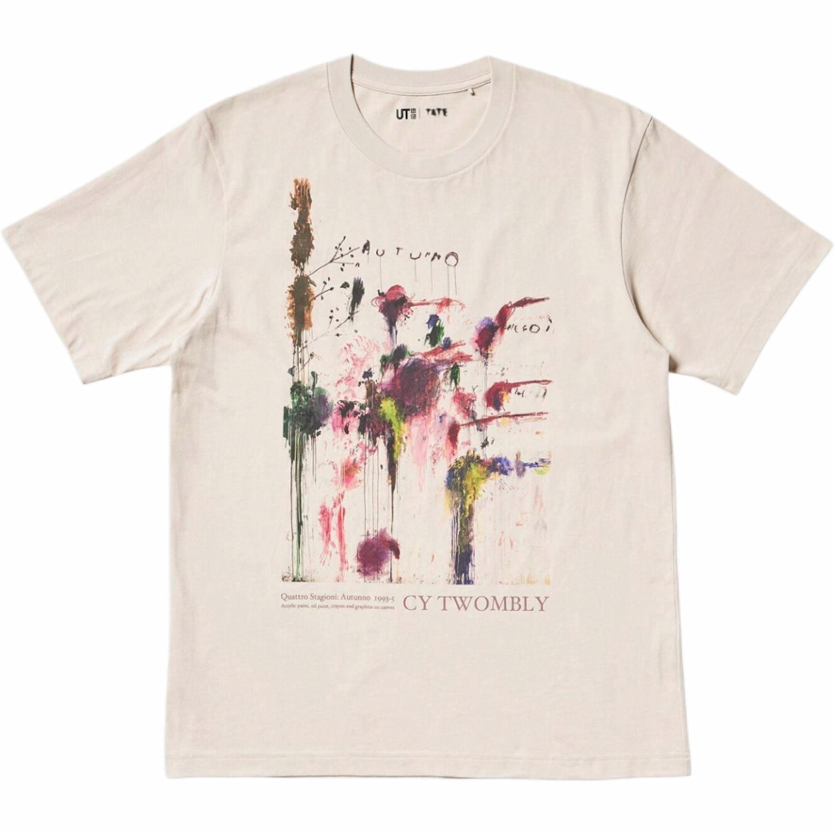UNIQLO/优衣库 UNIQLO x Tate Museum SS25 Ink Art T-Shirt Light Beige