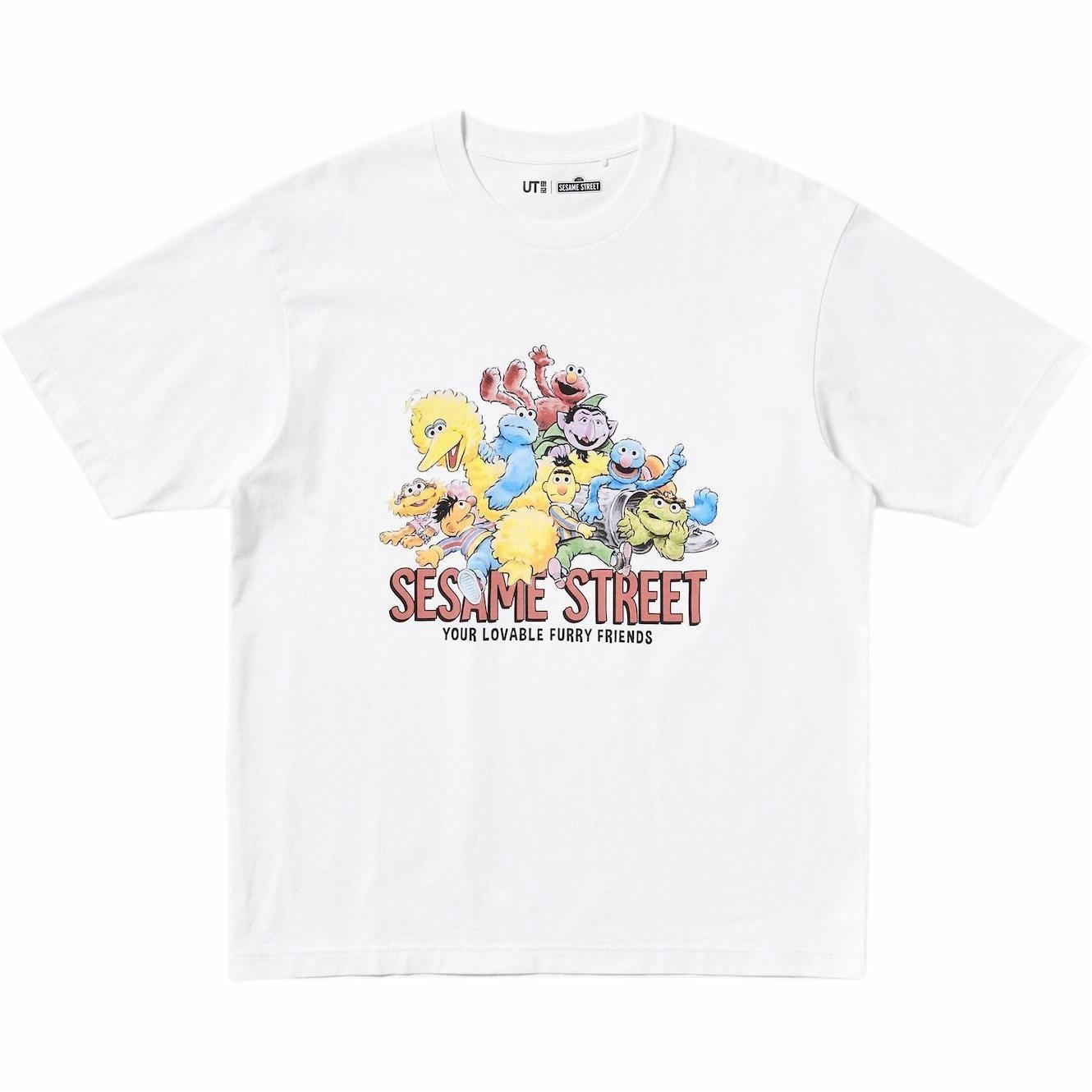 UNIQLO/优衣库 UNIQLO x Sesame Street SS25 T-Shirt White