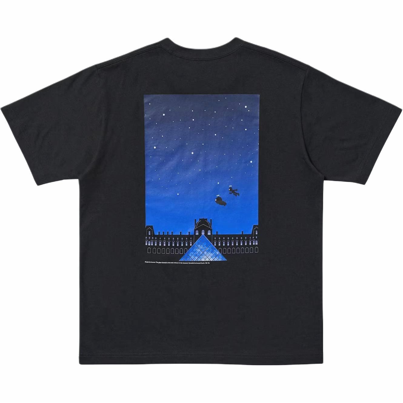 UNIQLO/优衣库 UNIQLO x Doraemon x Louvre SS25 Starry Sky Tee Black
