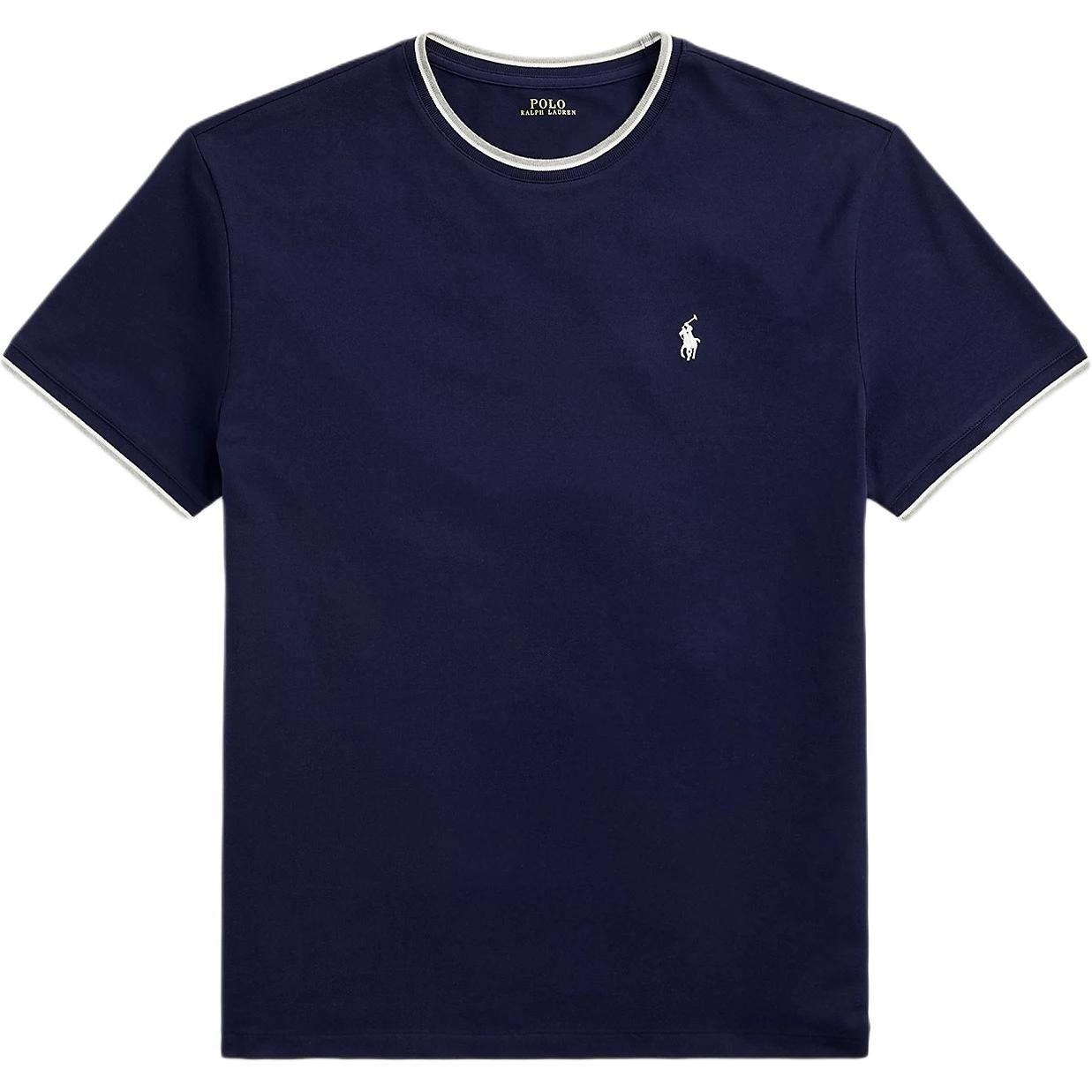 Polo Ralph Lauren SS25 Solid Pony Embroidered Crewneck T-Shirt Blue