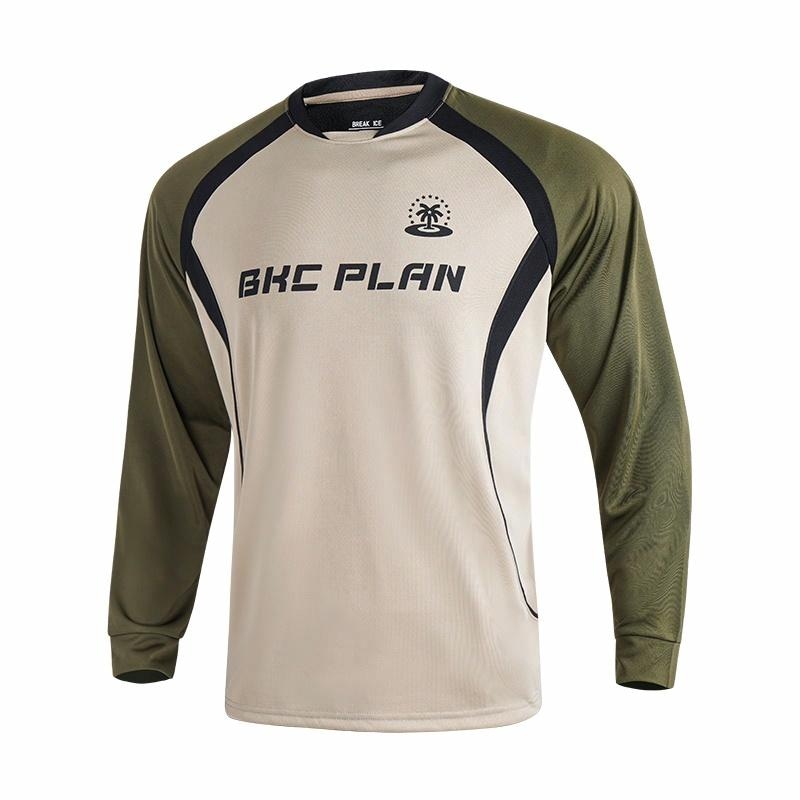 BKCXZICE Letter Patch Basketball Long Sleeve Tee