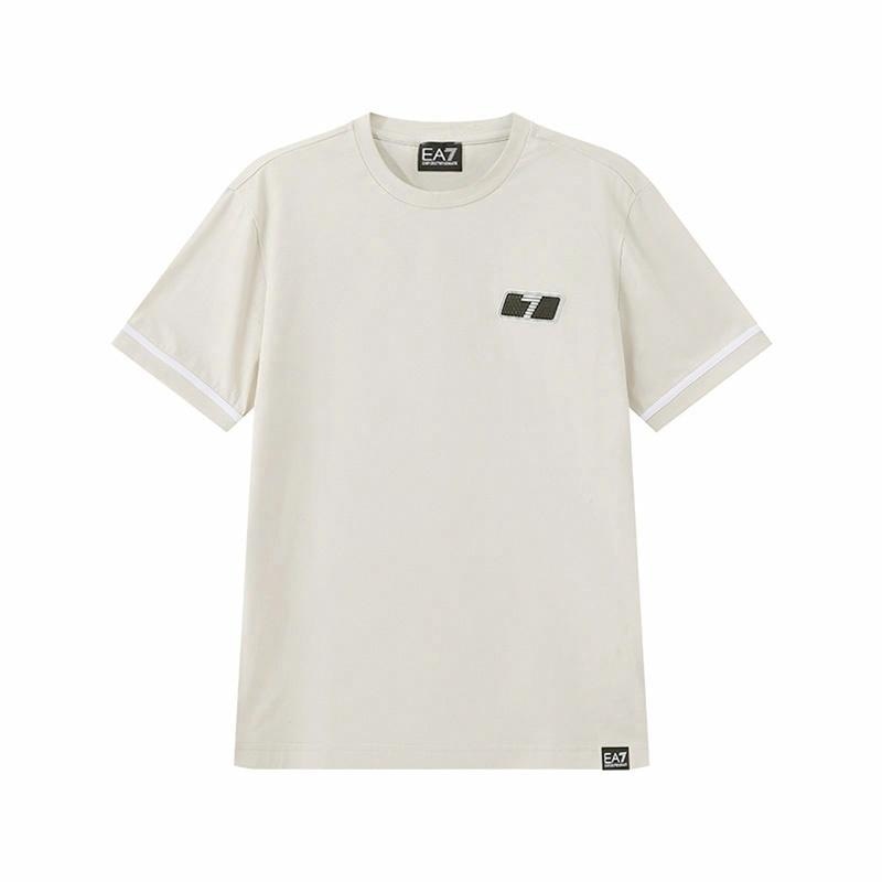 EMPORIO ARMANI/阿玛尼 Emporio Armani EA7 Beige T-Shirt