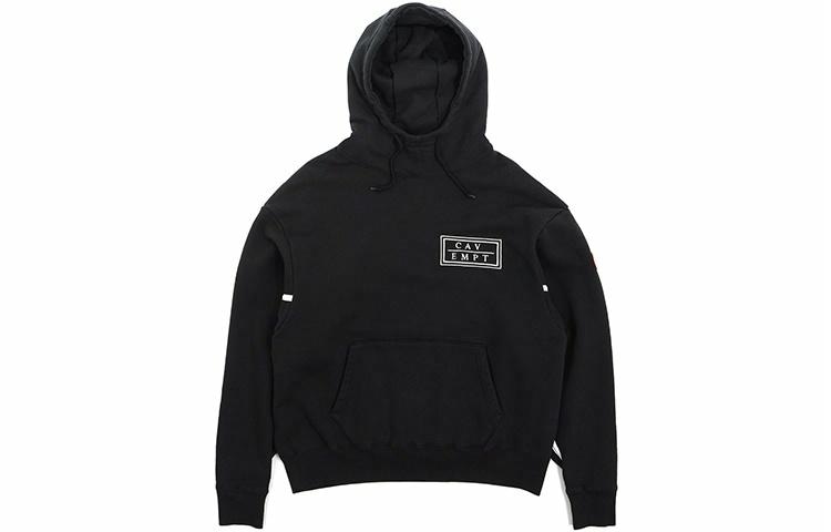Cav Empt Logo Hoodie Black