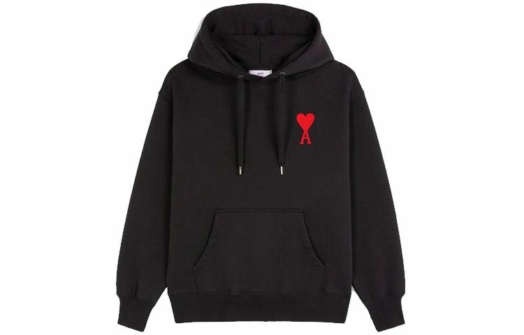 Худи AMIPARIS De Coeur Hoodie Black