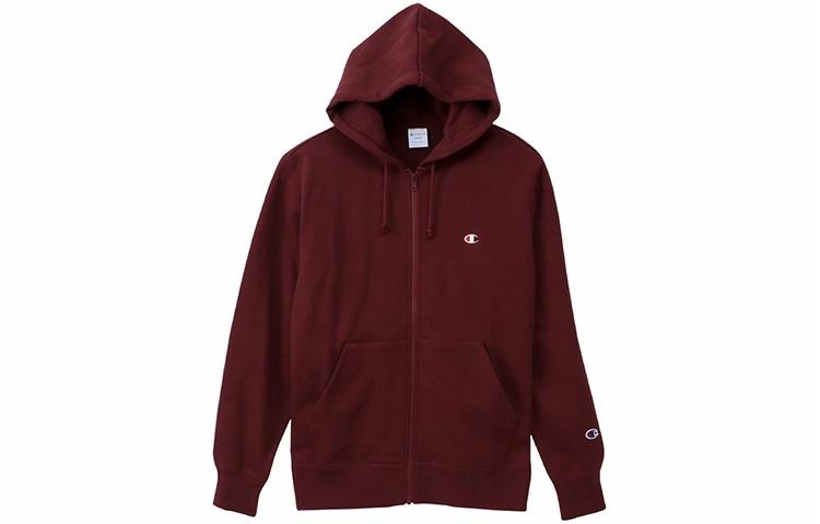Champion Zip Hoodie Burgundy