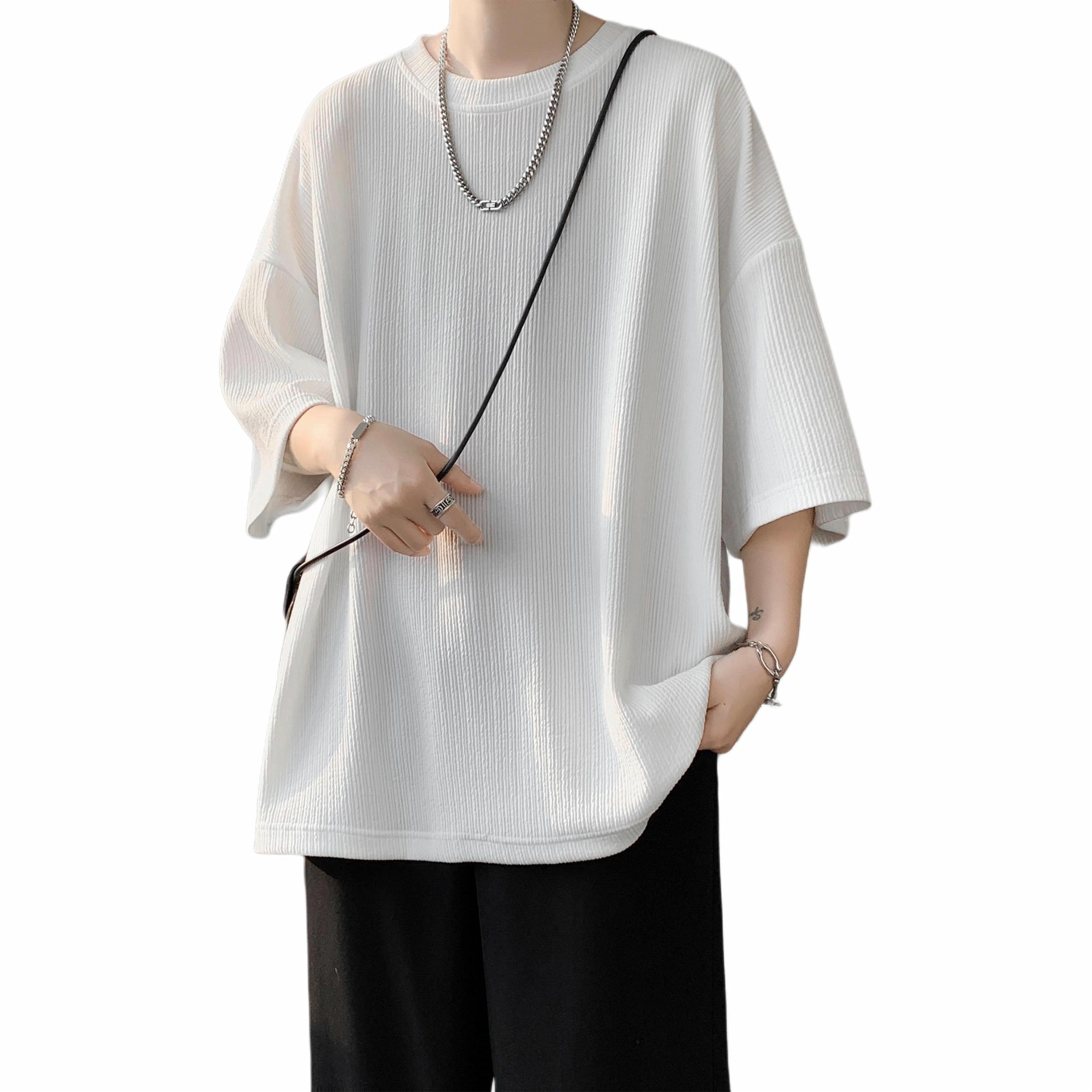 COMOWA Basic Relaxed Fit T-Shirt