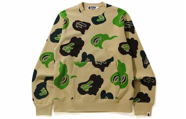 A BATHING APE BAPE Camo Crewneck