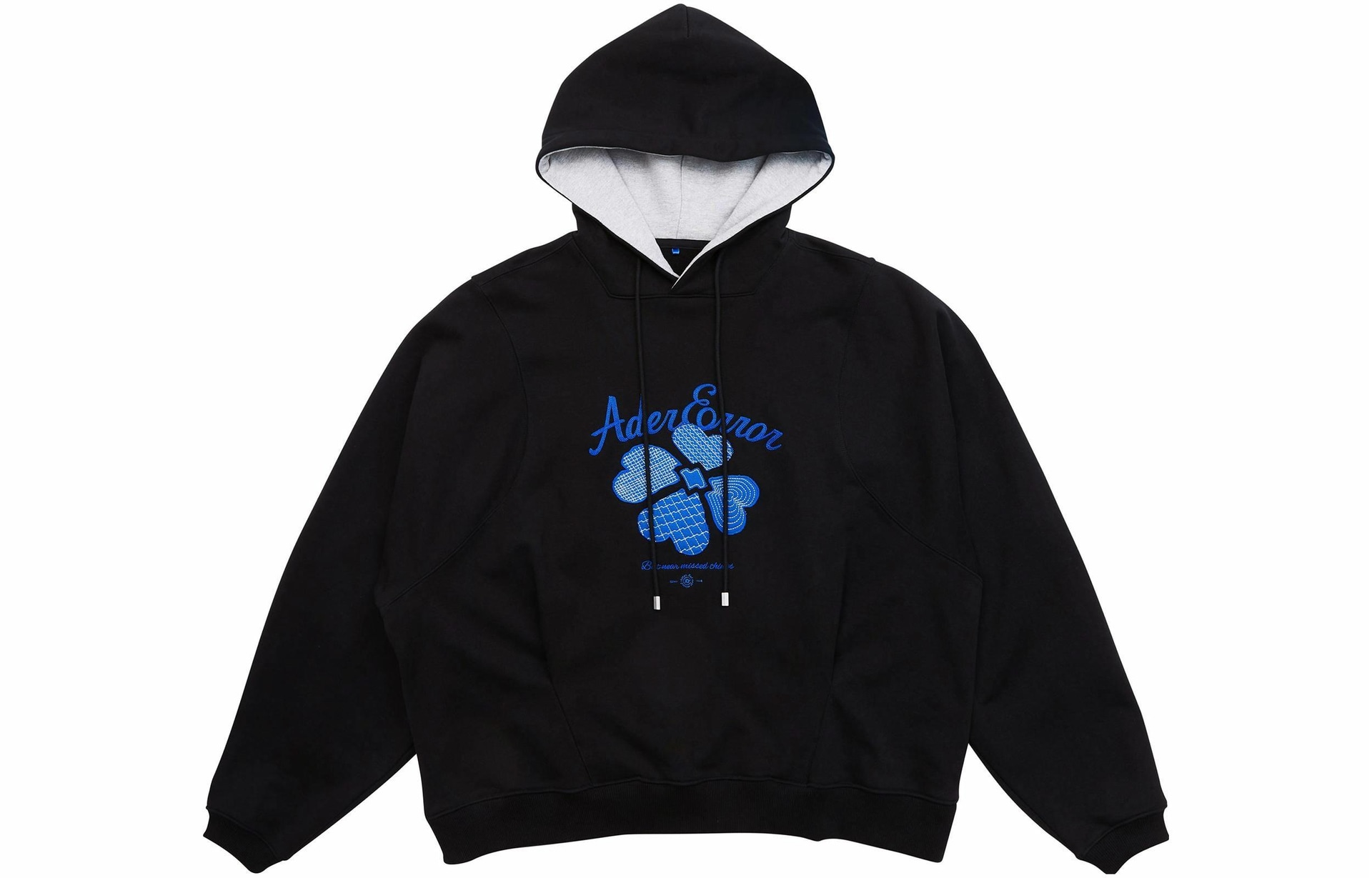 ADER ERROR Through Editism Hoodie Black