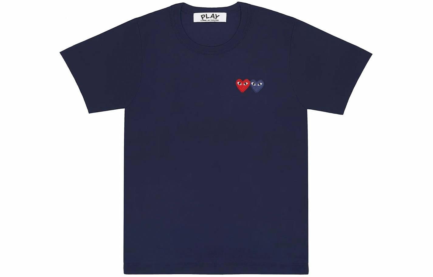 CDG Play SS24 Navy T-Shirt