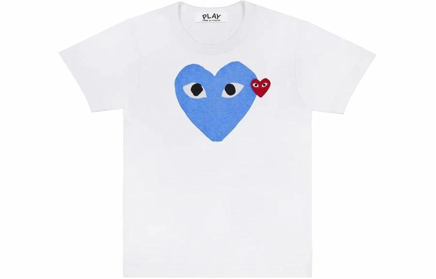 CDG Play SS24 Blue Tee