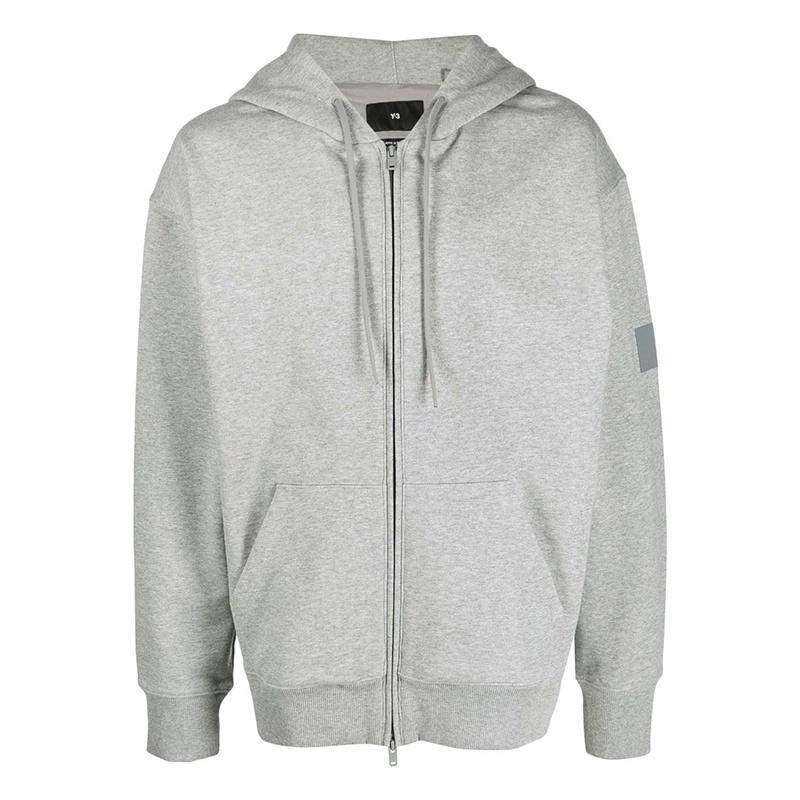 Y-3 FT Zip Hoodie Light Grey
