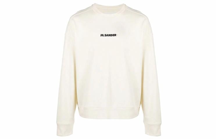 Jil Sander Logo Crewneck Sweatshirt White