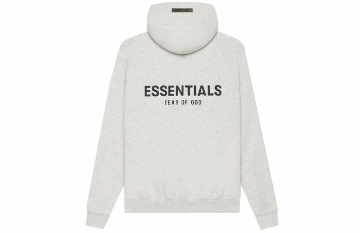 Fear of God Essentials SS21 Pullover Hoodie Light Heather Oatmeal