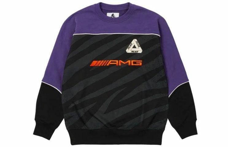 PALACE x AMG Technical Crew Black