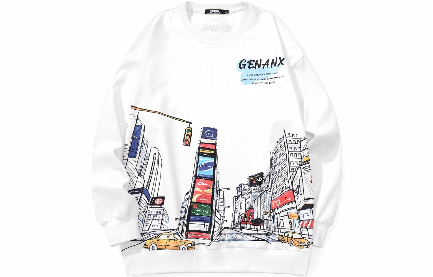 GENANX Cityscape Sweatshirt
