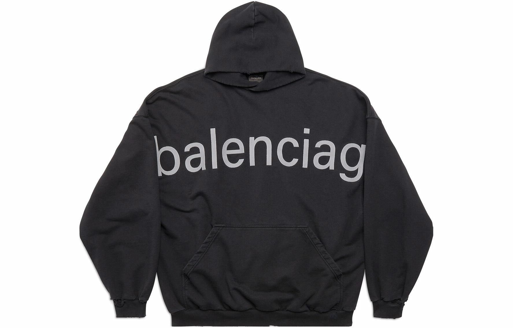 Balenciaga SS23 Hoodie Black