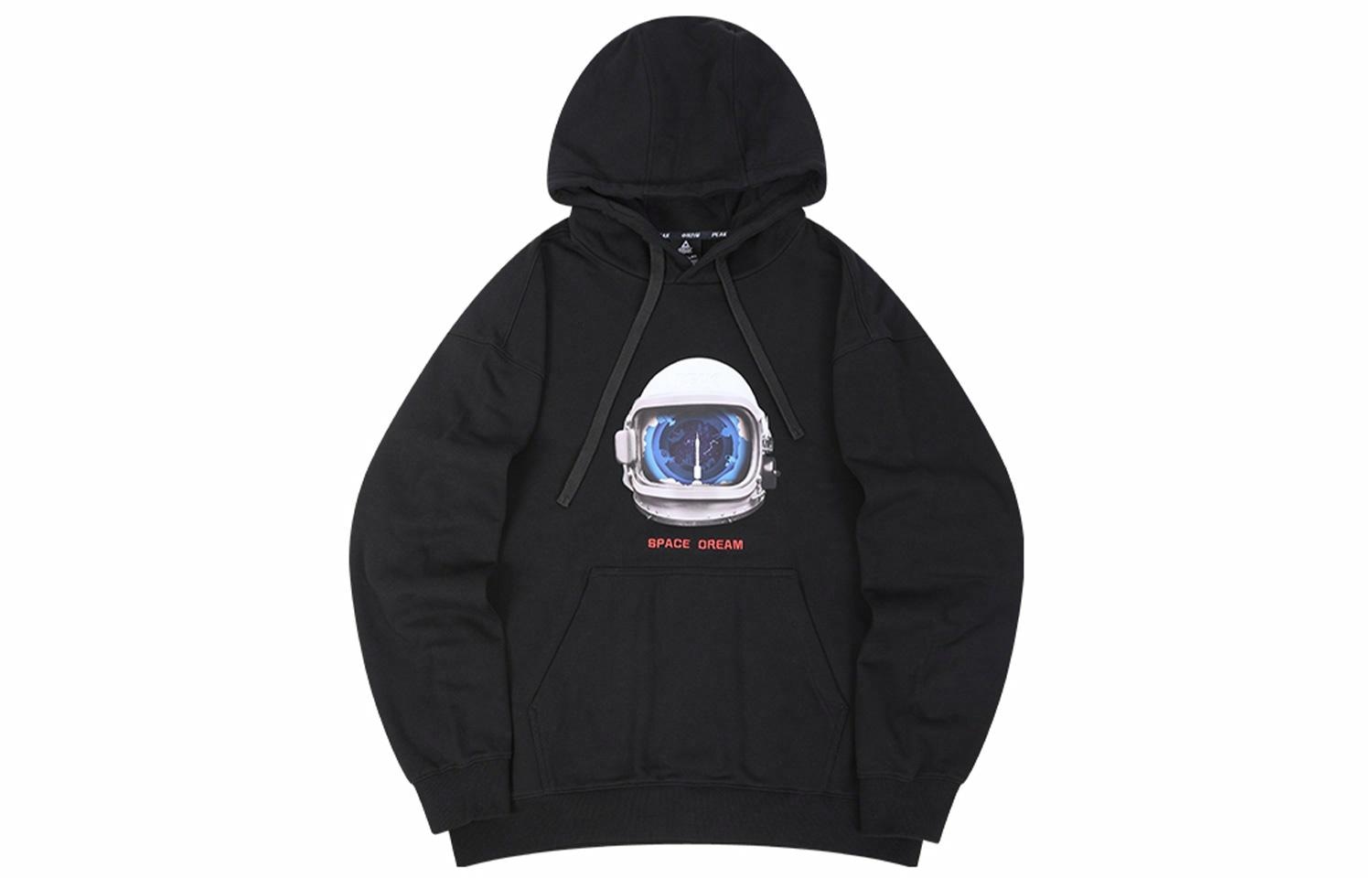 匹克 Peak Rocket Print Hoodie Black