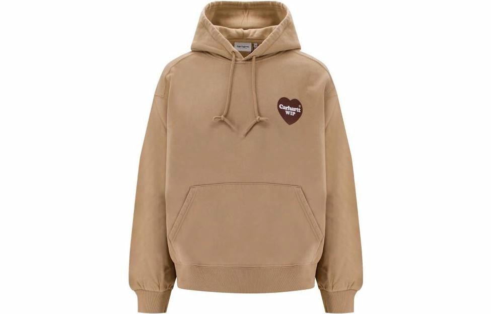 Carhartt WIP Heart Logo Hoodie Brown