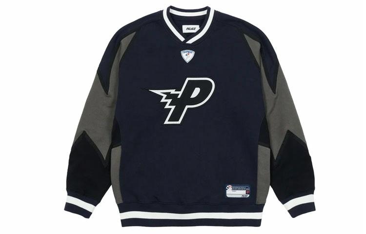 PALACE FW21 x SALOMON Bolt Crew GreyBlack LogoV