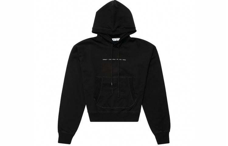 OFF-WHITE FW21 Hoodie Black