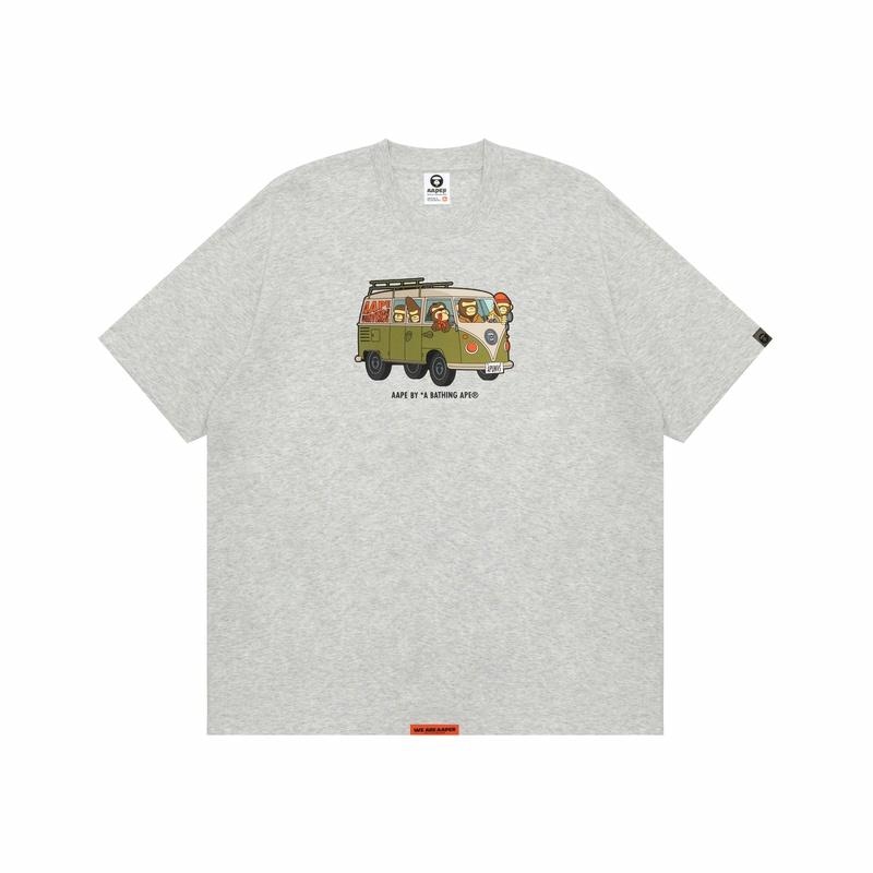 Aape Graphic Tee Grey