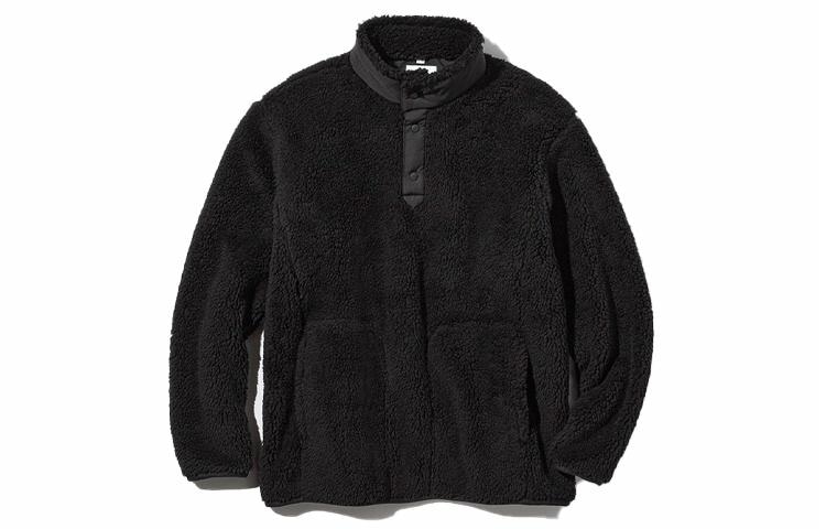 UNIQLO/优衣库 UNIQLO x White Mountaineering Fleece Pullover Black
