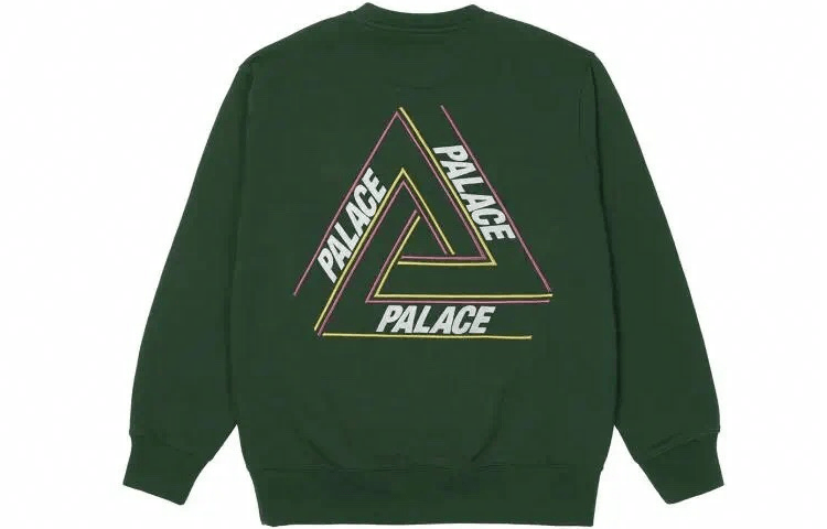 PALACE FW21 Basically A Tri-ferg Crew Green Logo