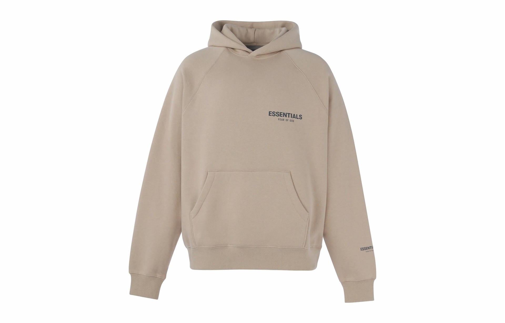 Fear of God Essentials Pullover Hoodie Beige Linen