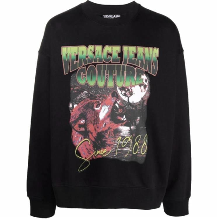 VERSACE JEANS COUTURE Versace Jeans Logo Print Sweatshirt