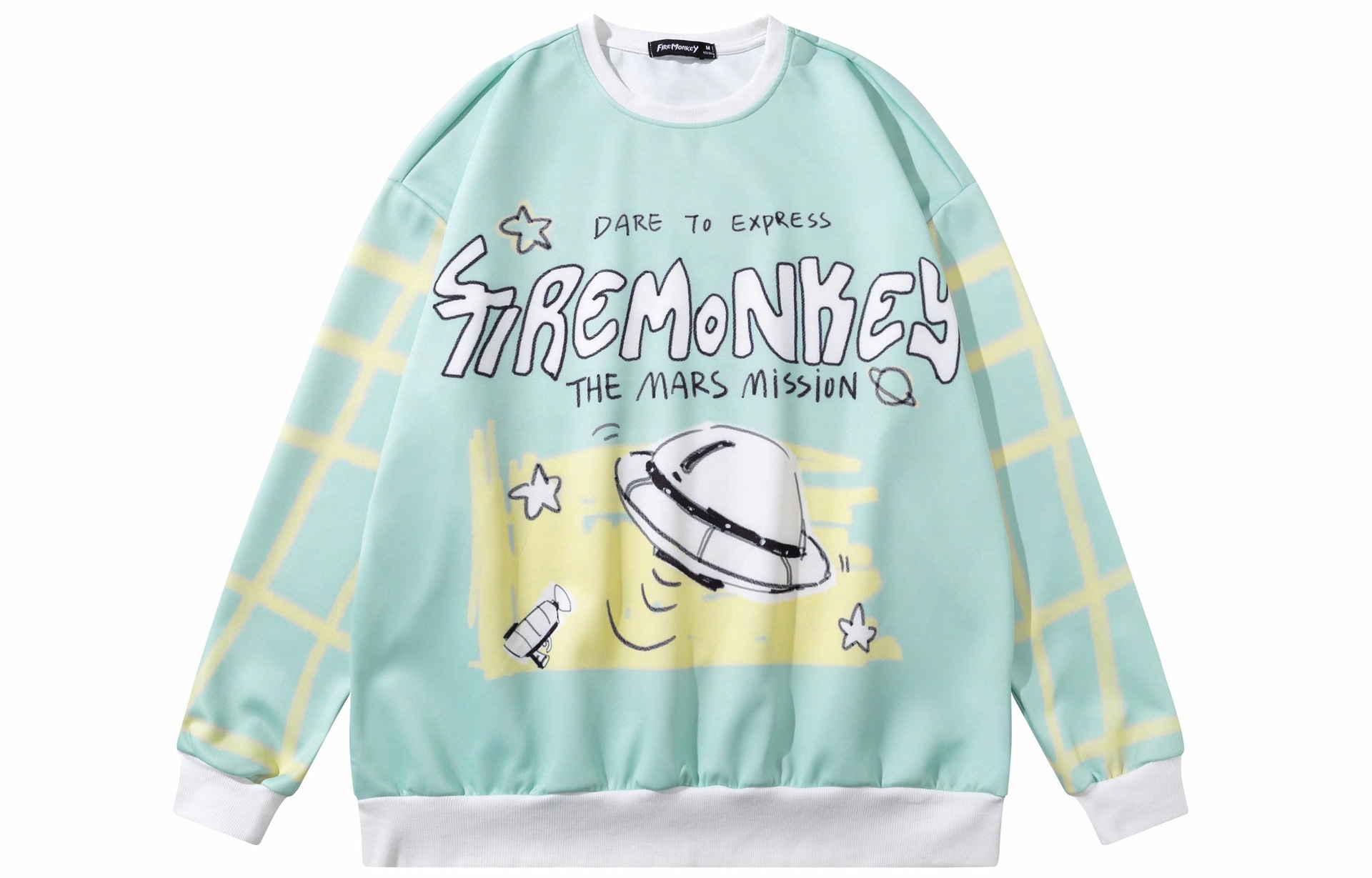 火猴/FireMonkey FireMonkey Printed Cartoon Sweatshirt