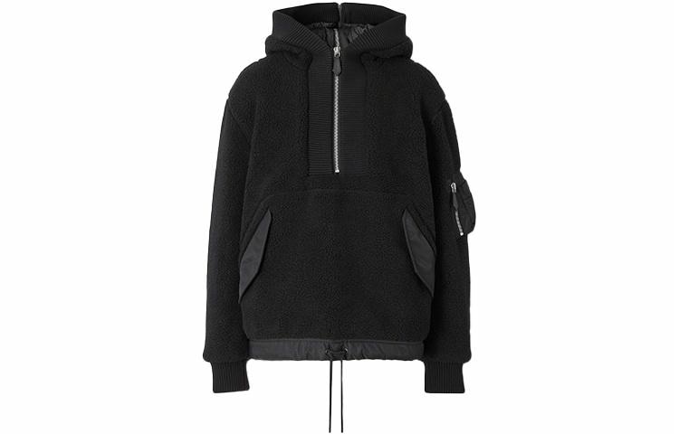Burberry Logo Hoodie Black