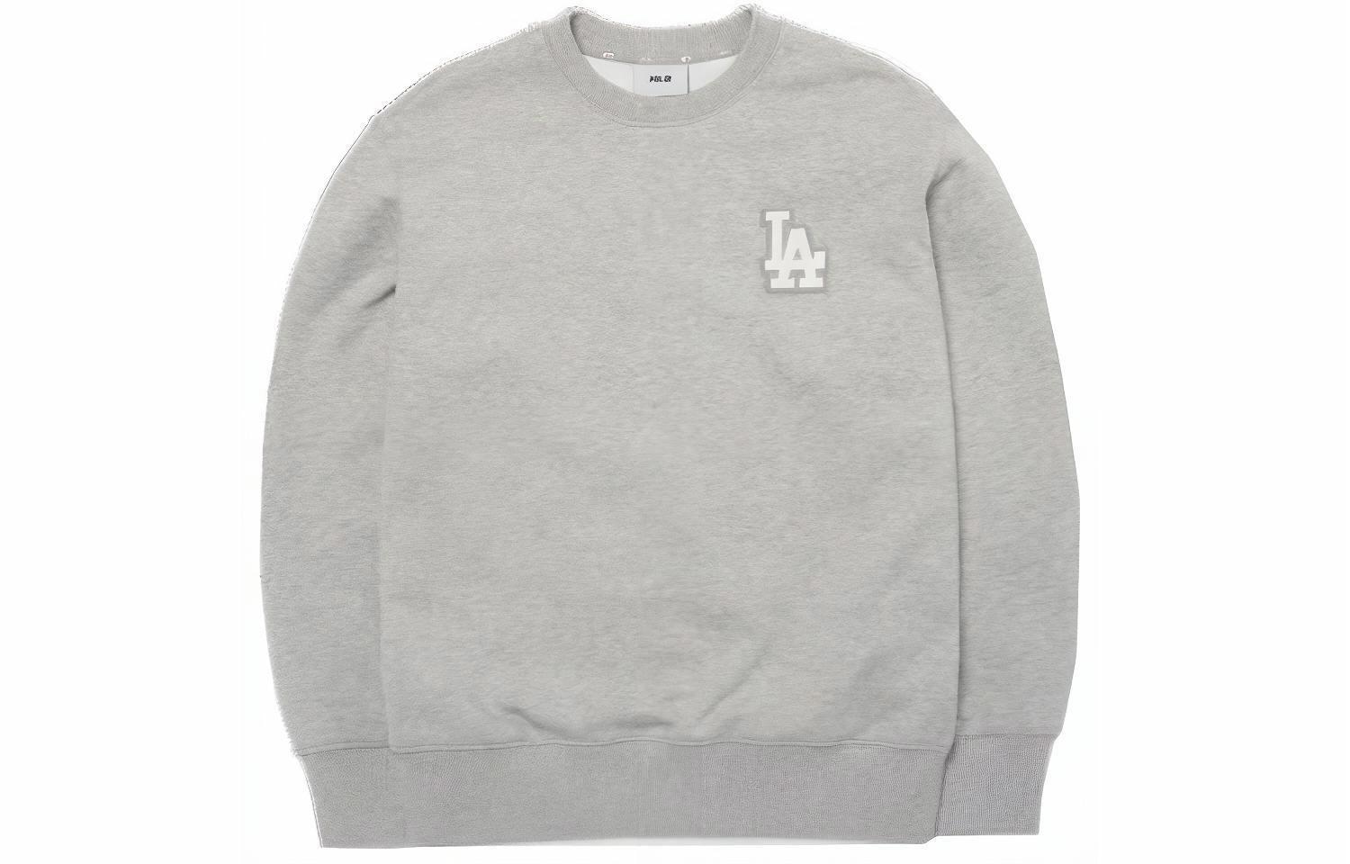 MLB Los Angeles Dodgers Logo Crewneck Sweatshirt Grey